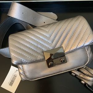 Bloomingdale’s Aqua Belt Bag